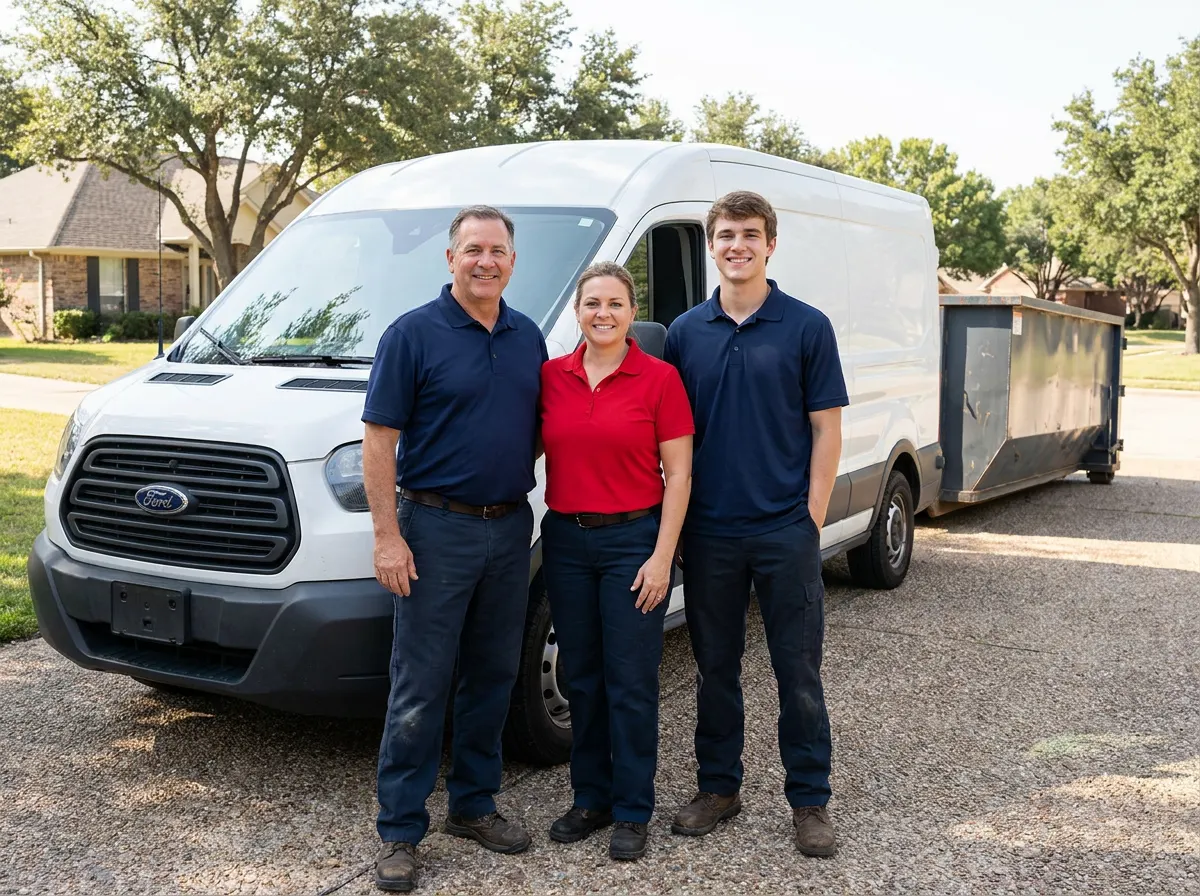Leo Quick Start Dumpster Rental dumpster rental team in Lewisville, TX